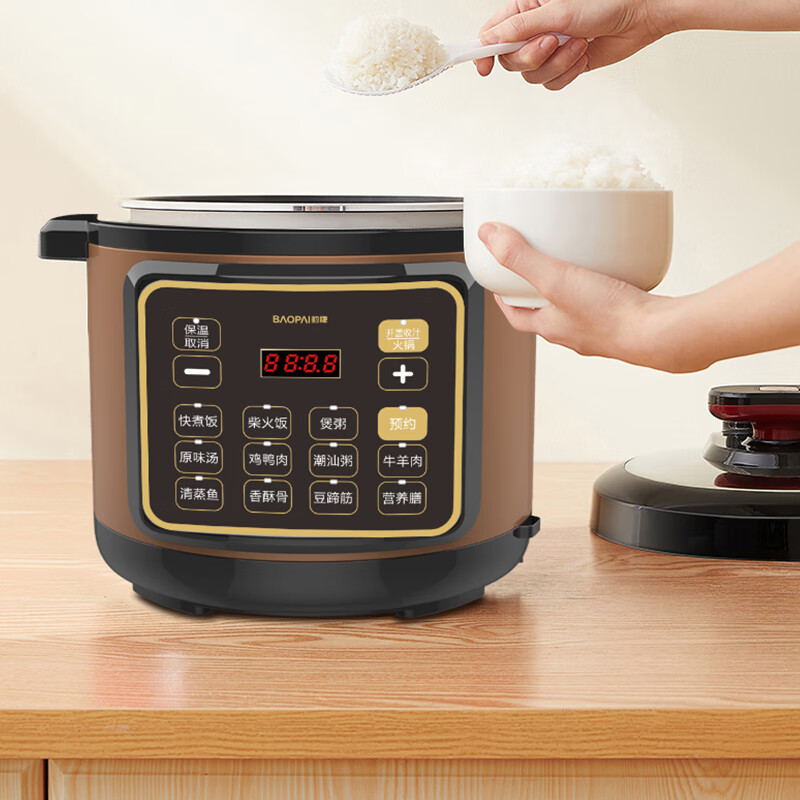豹牌 食品级不粘内胆微压多功能电压力锅 BP-WD259高清大图