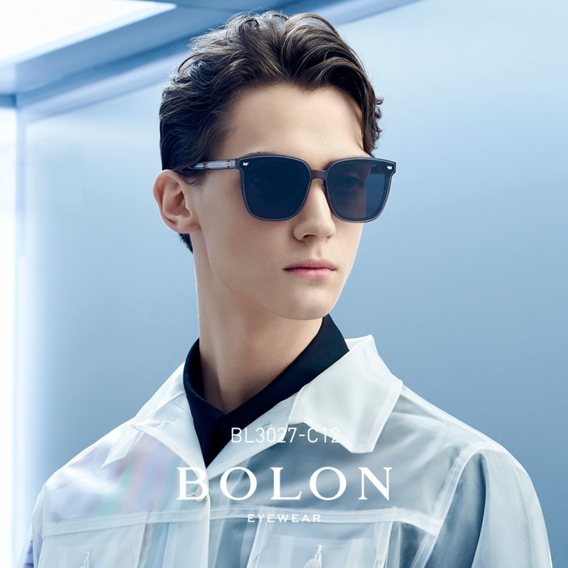 BOLON暴龙眼镜2020新款太阳镜王俊凯同款全平镜面墨镜眼镜BL3027