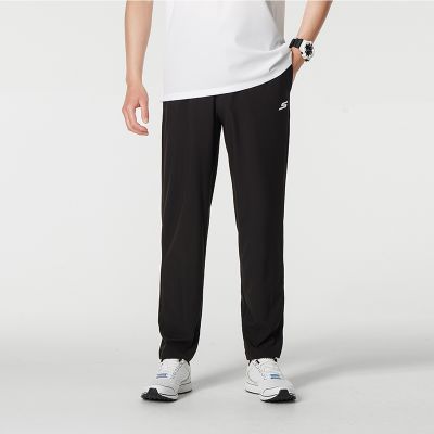 SKECHERS斯凯奇男裤新款运动裤梭织长裤收口休闲裤P224M106-0018 ZP P224M124-03K8/黑色 XXL