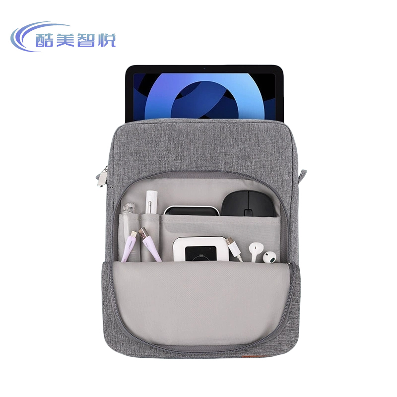 酷美智悦 单肩电脑包灰色31*25*5cm KM-BH413 个高清大图