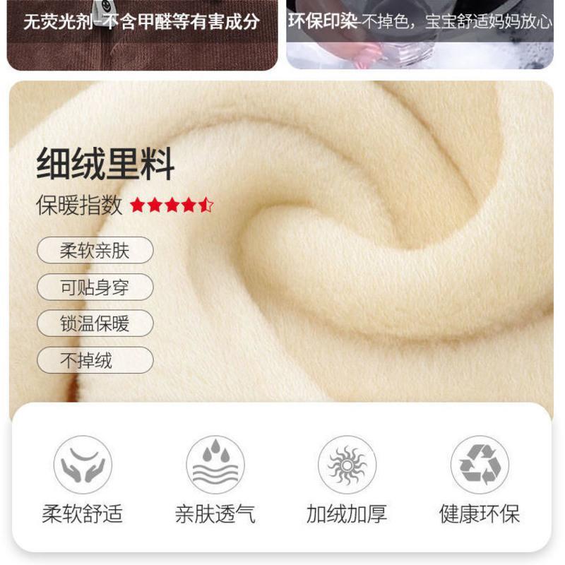 男童秋冬装儿童加绒套装宝宝加厚两件套保暖洋气韩版婴儿冬季童装 KKM2053-小棉服两件套-浅蓝 73 建议身高60cm