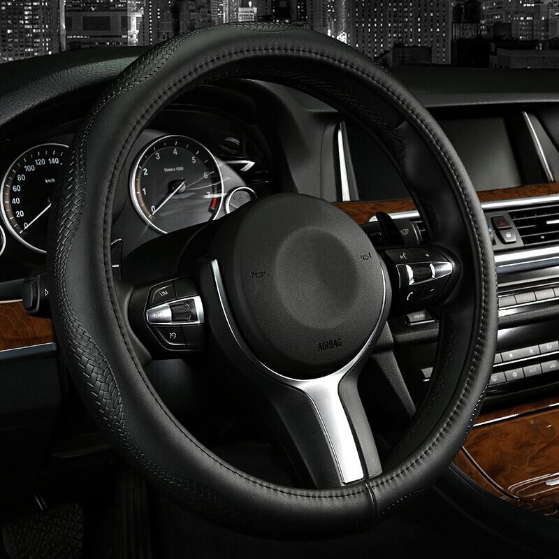 专用真皮汽车方向盘套牛皮d型把套真皮把套奔驰e200e260e320e400e400l