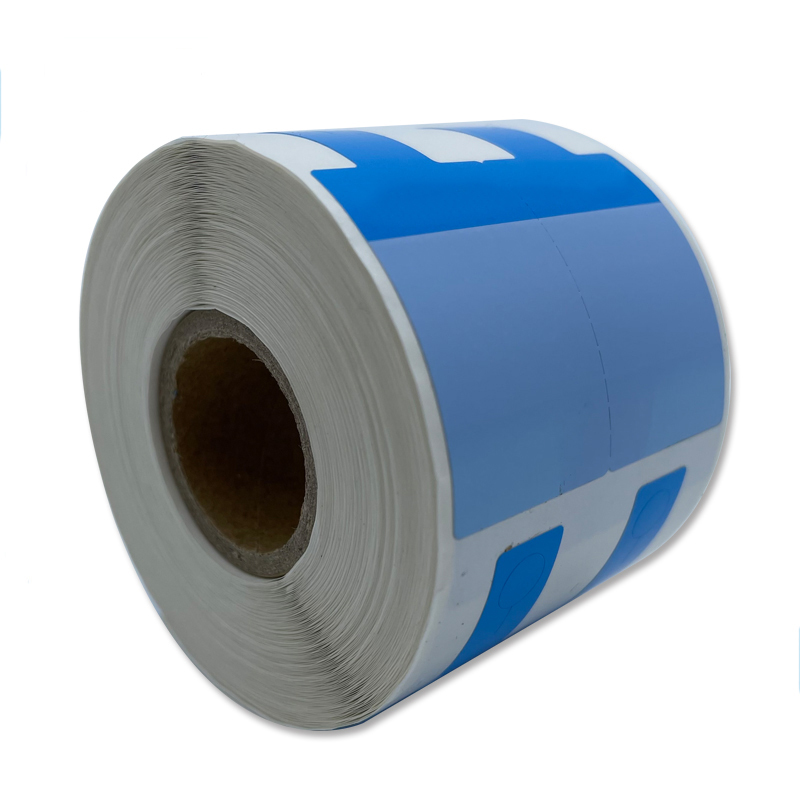 润达讯 RDX50-65-140X 标签纸 50*65mm 不易脱落 可定制移动logo 140片/卷 1卷 蓝色