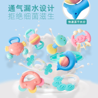 过凡 GUOFAN 婴幼新生儿手摇铃牙胶玩具0-3-6-12个月幼儿益智玩具早教启蒙 宝宝磨牙安抚玩具