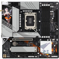 技嘉B760M AORUS ELITE AX P DDR5 WIFI蓝牙 雕妹+i7 13700KF盒装CPU主板套装