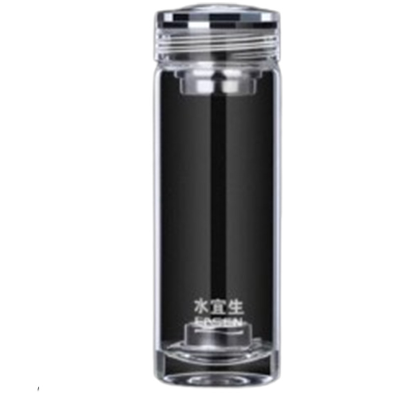 水宜生玻璃杯500ml清洗方便手感扎实弱碱抑菌G516