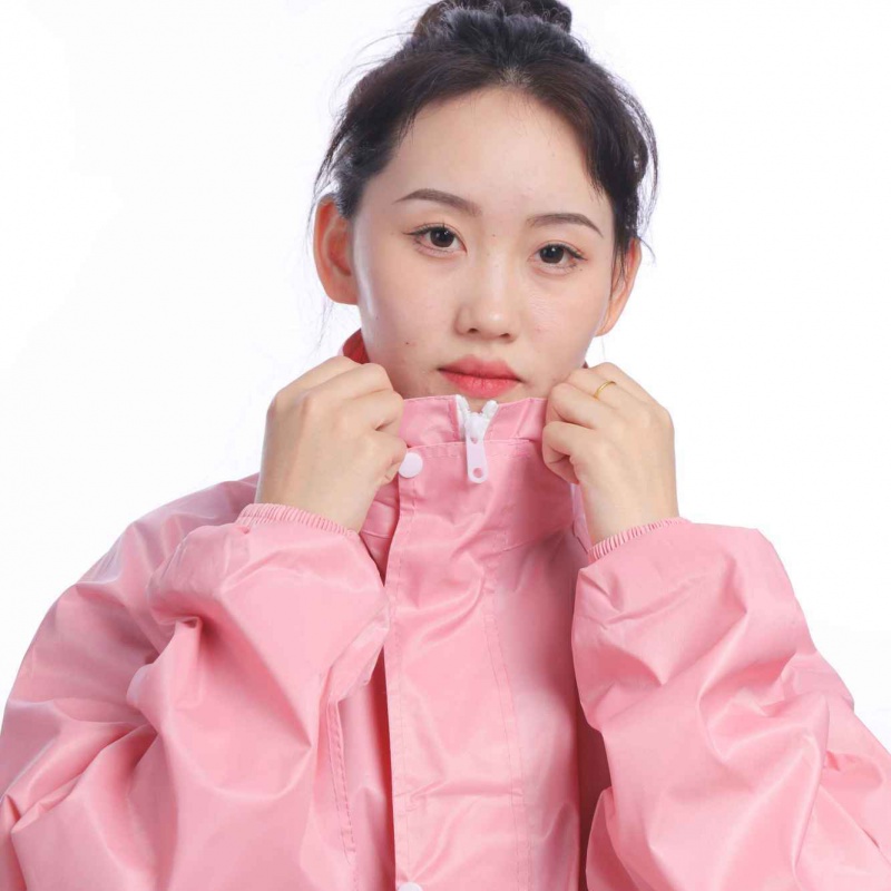 雨衣雨裤男女通用套装防暴雨马卡龙色防暴雨轻奢时尚雨衣雨披高清大图