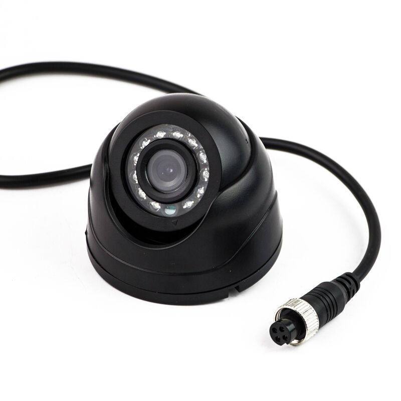 鹿途1236v宽电压航空头汽车车内监控摄像头专业车载摄像头高清防水