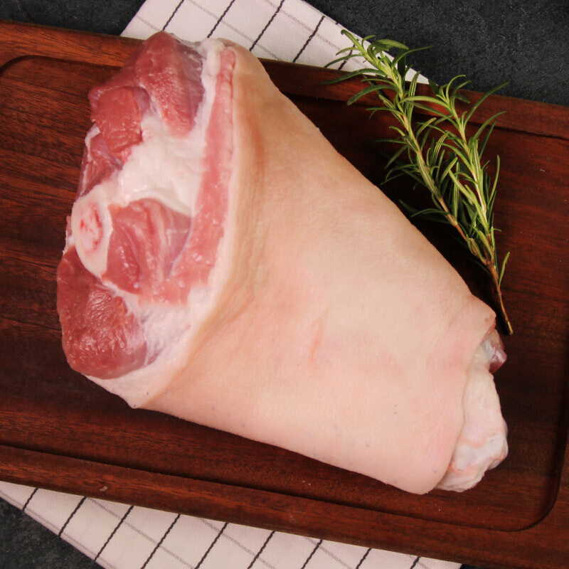 【有检疫证附调料】冷冻猪前肘5斤