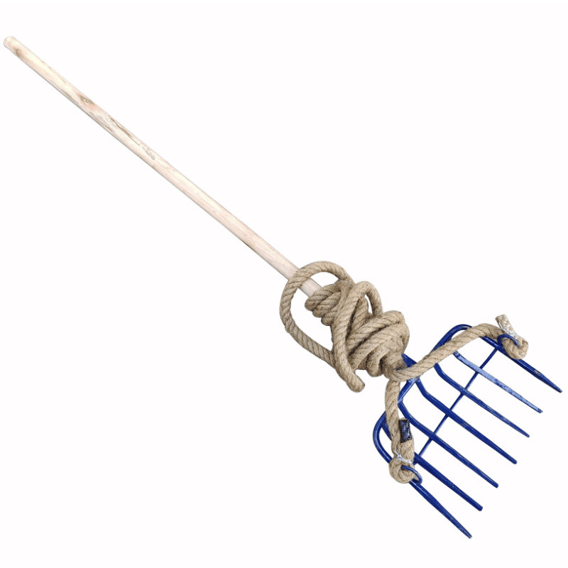 拉耙 七齿 含绳及柄 把图片