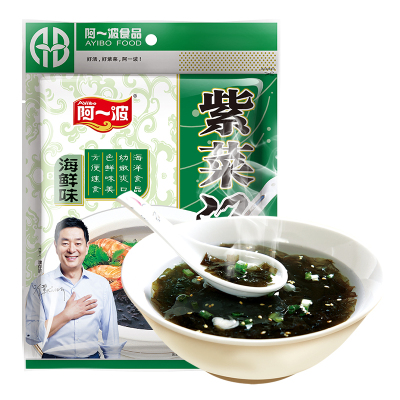 阿一波紫菜汤海鲜味60g*2