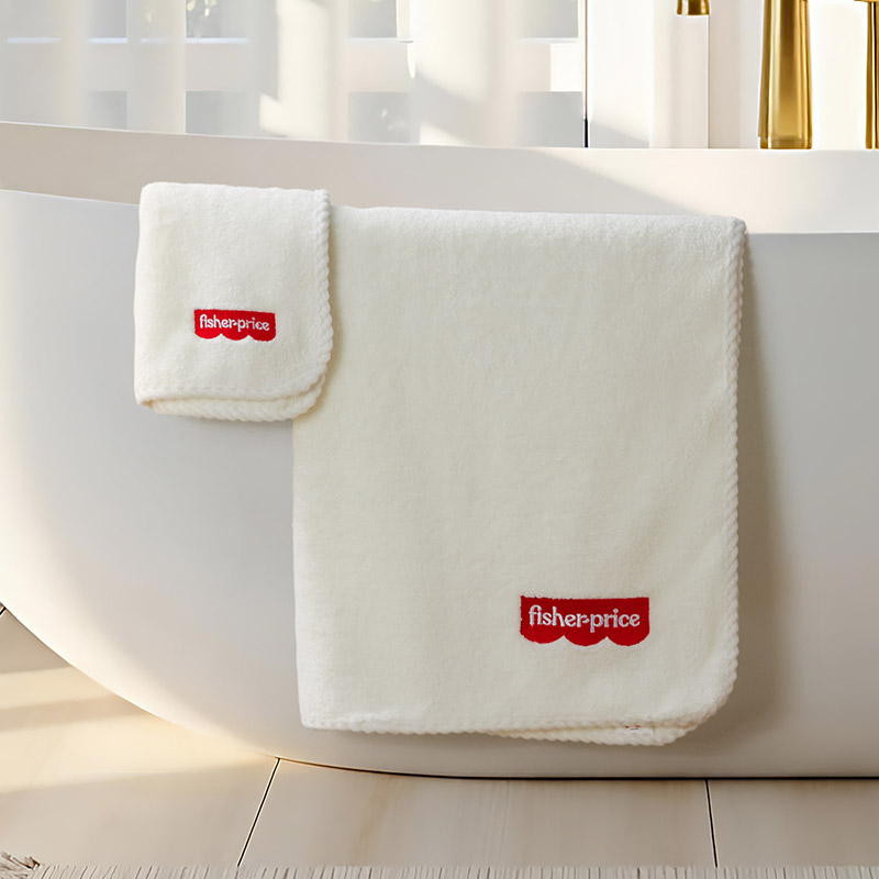 费雪 Fisher-Price 7A抗菌云感浴巾三件套(浴巾*1、毛巾*2) FP-JF022高清大图
