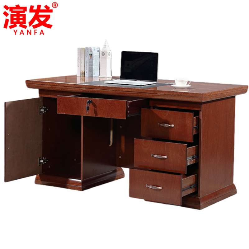 演发 办公桌1.4m 张高清大图