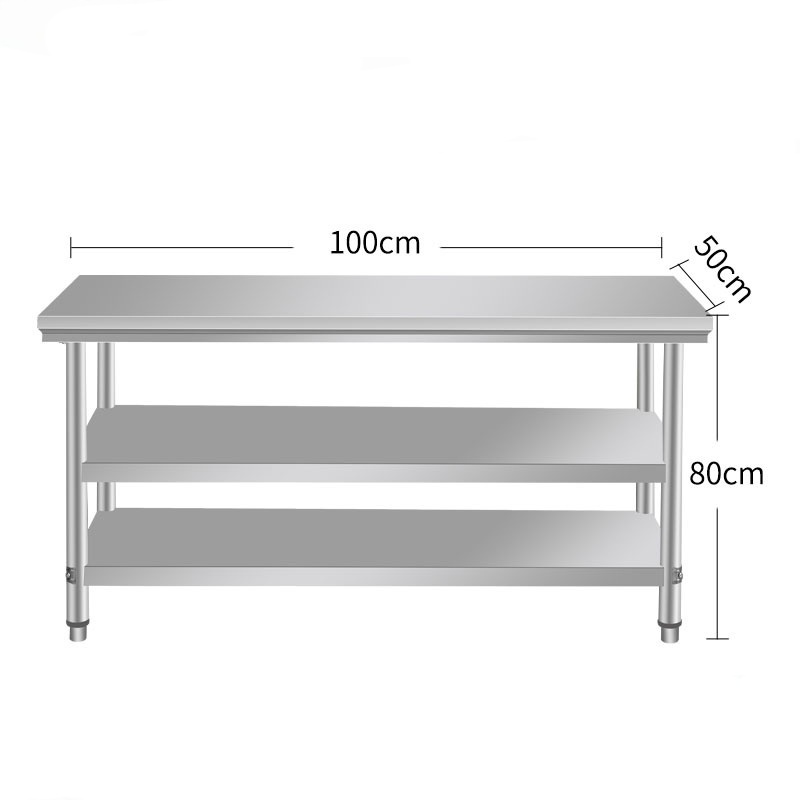 珂攸洋不锈钢工作台个 三层120*50*80cm