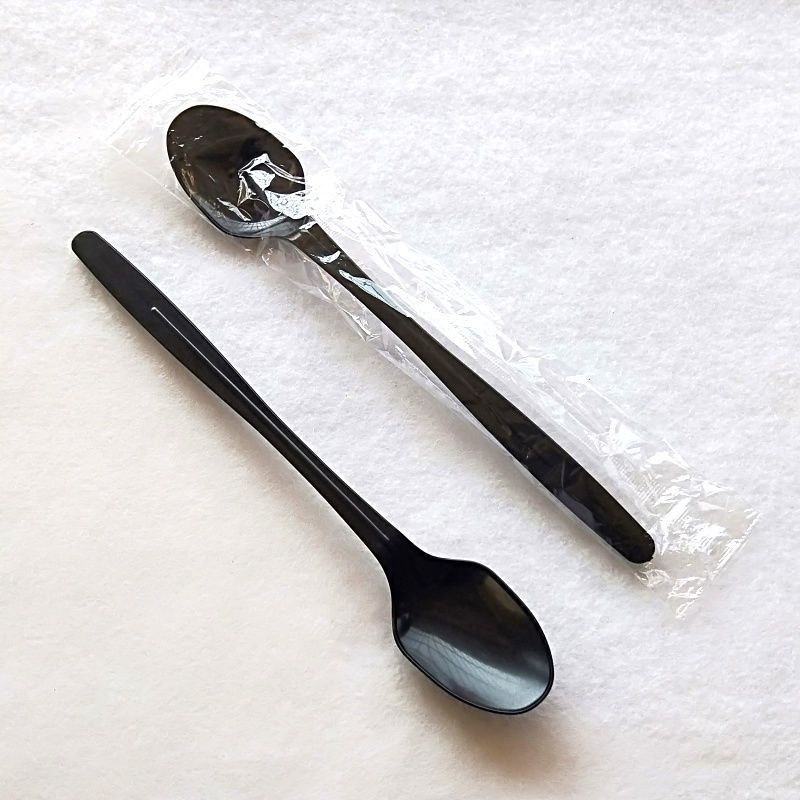 21cm一次性塑料书亦烧仙草勺子长柄单独包装奶茶店专用长勺加长u821cm