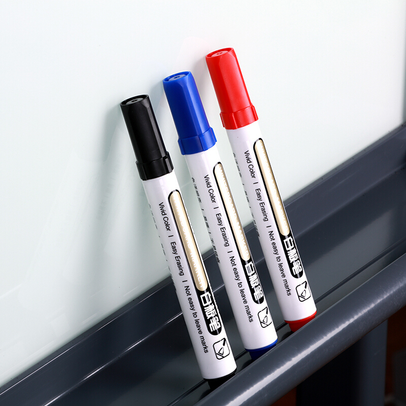 得力deli6811白板笔办公会议白板笔可擦易擦10支盒