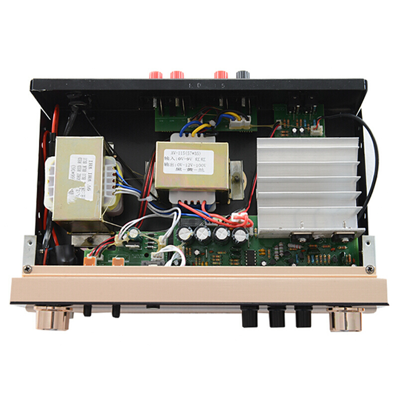 新科 (Shinco)AV-115A 定压定阻功放机 公共广播吸顶喇叭吊顶蓝牙功放 金色