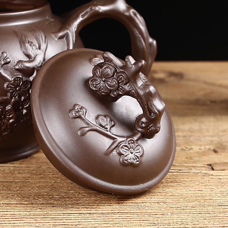 家柏饰(CORATED)紫砂壶大容量大号泡茶茶壶手工陶瓷单壶家用茶具花茶壶杯套装高清大图