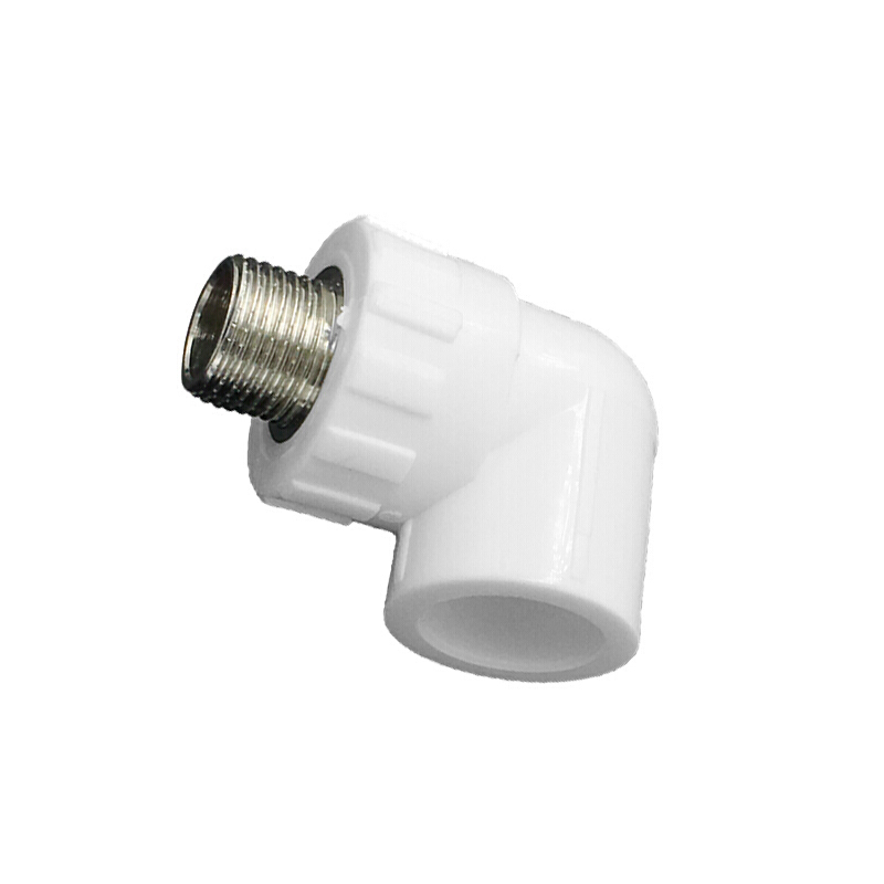国标PPR管件 PPR外丝弯头外螺纹弯头外牙弯头 32*1mm 10个