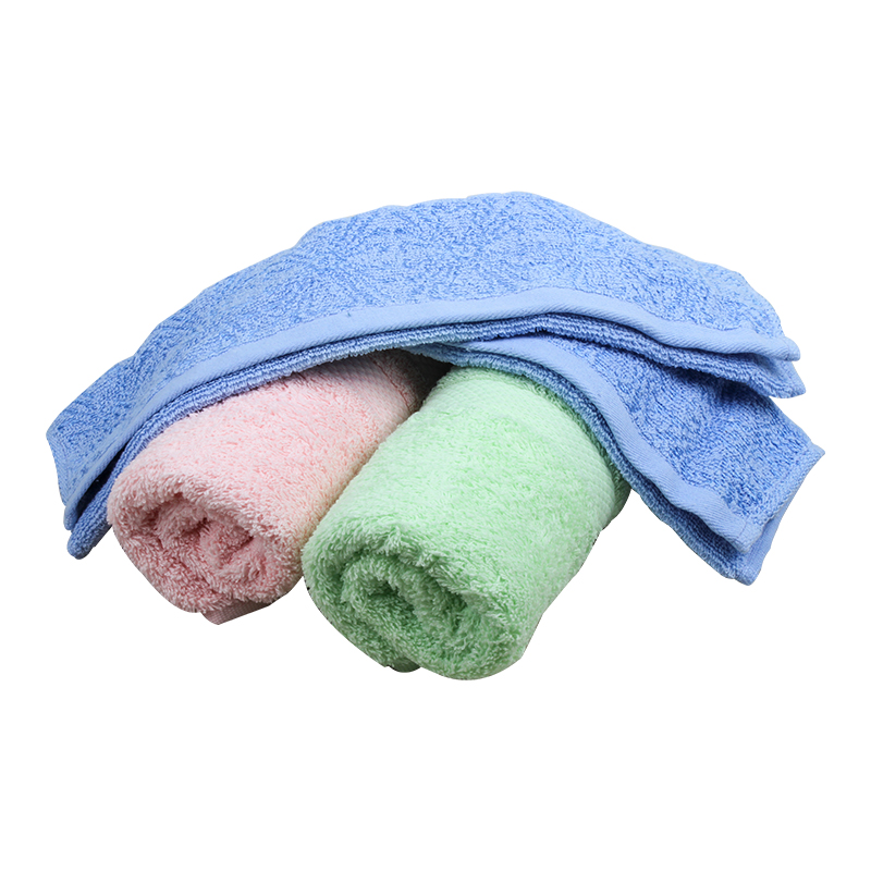 踏绮 北海道缎档面巾&方巾四条装 34*78cm*2+34*35cm*2 盒(颜色随机)高清大图