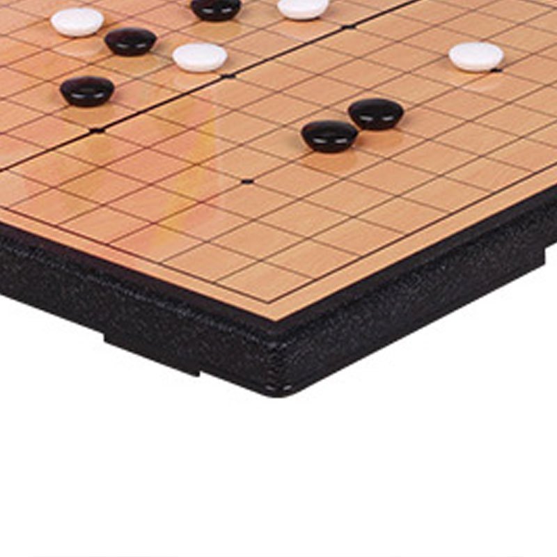 [小号13路(20*20)160颗子]磁石便携围棋儿童学生五子棋磁性折叠围棋入门学生桌面游戏棋类玩具