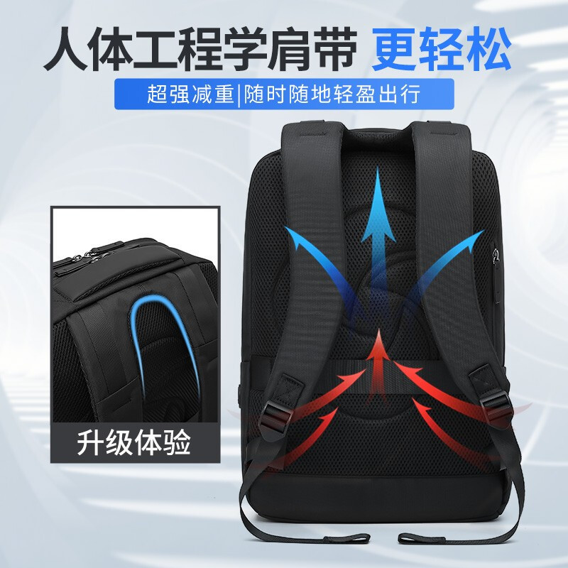 新秀丽(Samsonite)双肩包电脑包男士商务背包旅行包苹果联想笔记本电脑包15.6英寸 TX5