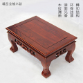 仿古实木质炕桌炕几榻榻米矮桌榆木中式飘窗茶几方地桌小桌子 48*32高30精品全榆木
