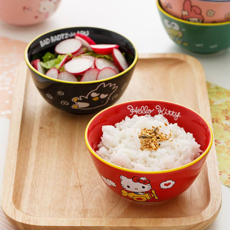 HelloKitty陶瓷碗可爱卡通家用餐具个性创意少女心小号单个吃饭碗 Pom Pom Purin 布丁狗图片