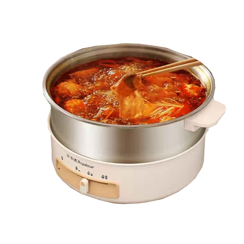 荣事达(Royalstar)RHG-60JF 电火锅 1600W(单位:台)米色