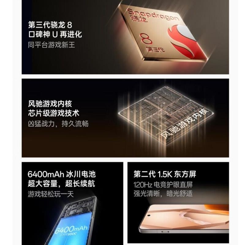 [原封]一加 Ace5 引力钛 16GB+1TB 第三代骁龙8性能芯 80W 6400mAh冰川毫安 全网5G手机高清大图