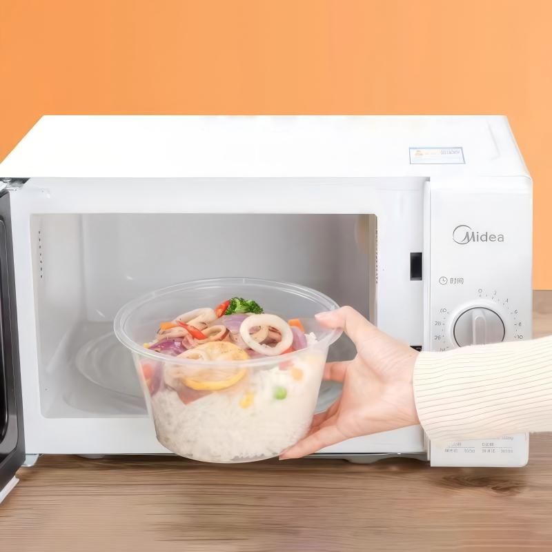 江小果一次性圆形餐盒500ml JXG-CH 450个/箱高清大图