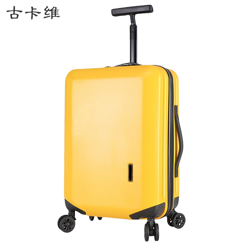 古卡维 子母行李箱 黄色22寸拉链款1501TC高清大图