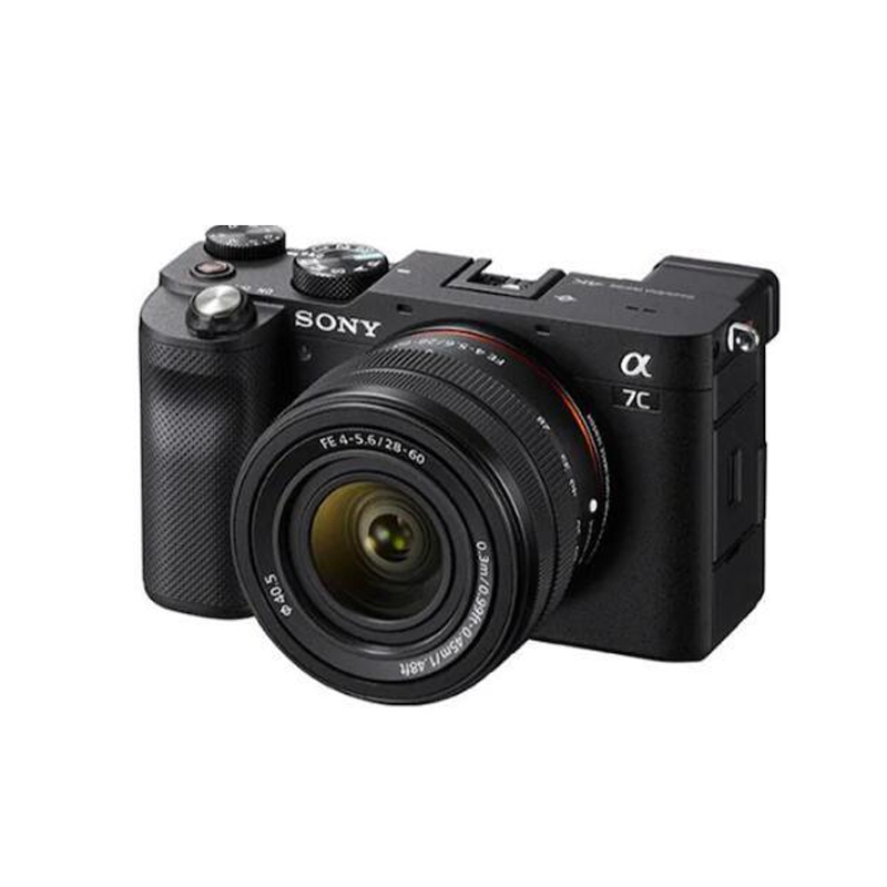 索尼(SONY)Alpha 7CL 黑色 全画幅微单数码相机 标准变焦镜头FE 28-60mm F4-5.6单镜头套装 黑色(ILCE-7CL)