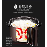 美的(Midea) 电压力锅 HT5082PG 家用内胆材质不锈钢 适用人数3-6人一锅双胆 IH电磁加热 电压力锅美的