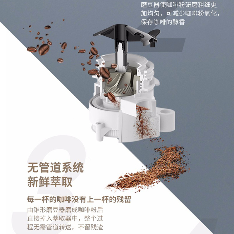 德龙(Delonghi)ECAM350.15.B全自动咖啡机 原装进口豆粉两用研磨萃取家用办公室卡布奇诺意式浓缩咖啡机