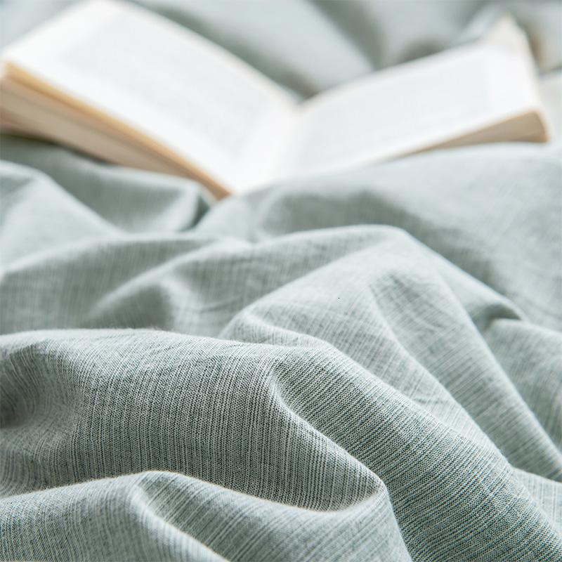 家柏饰(CORATED)单件全棉全棉床单/枕套2三件套水洗棉亚麻老粗布棉麻学生宿舍单人高清大图