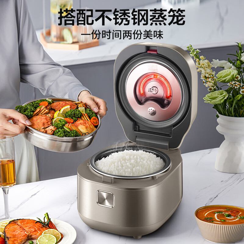 苏泊尔(SUPOR) SF40HC82 电饭煲 4L 机械式 棕色高清大图