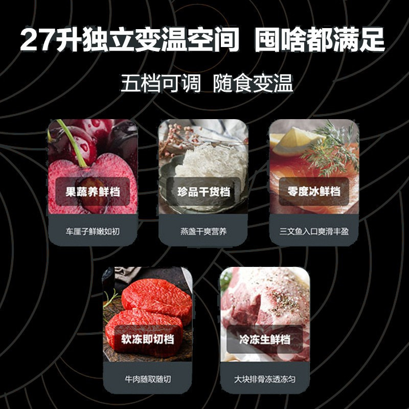 Haier/海尔 217升三门冰箱小型家用三开门电冰箱 EPP一级双变频 风冷无霜 BCD-217WGHC3E9C9U1