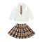 女童连衣裙春装新款洋气女孩学院风公主裙JK套装春夏儿童裙子