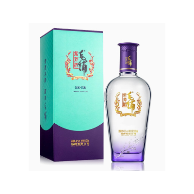 劲牌 45度 毛铺苦荞酒 紫荞 500ml 盒装
