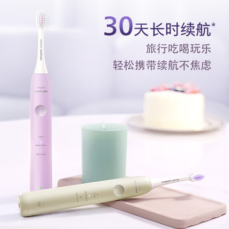 飞利浦(Philips)电动牙刷HX2411/03绿色高清大图