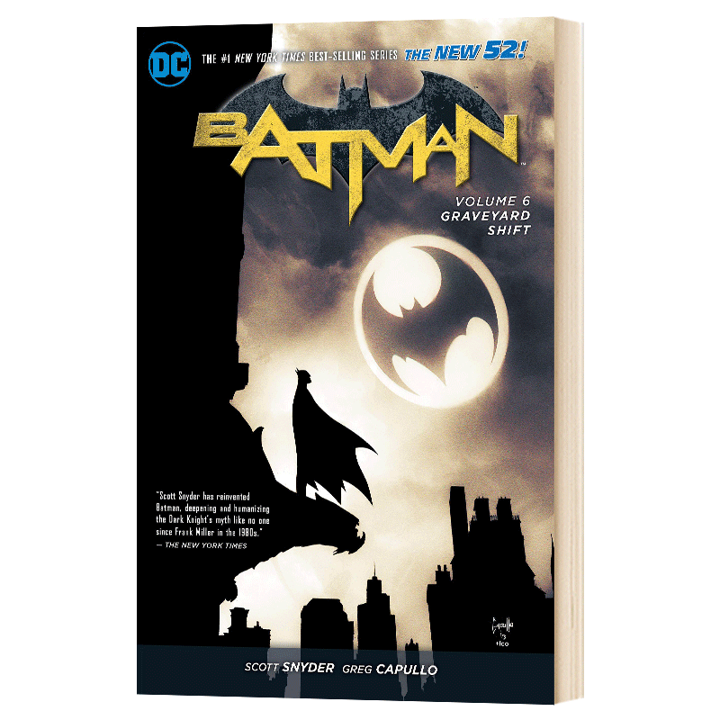 蝙蝠侠2 猫头鹰之城 [正版]蝙蝠侠6 墓地转移 英文原版 Batman Vol. 6 Graveyard Shift高清大图
