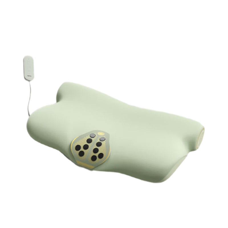 SKG 颈椎按摩器 热敷枕头颈部肩颈记忆棉按摩仪肌肉放松按摩枕 P5系列1代 脉冲款