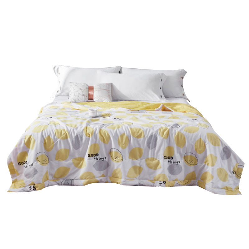 唐纳家纺 柠檬爽肤被 180*200CM- TN-SQ22051-1高清大图