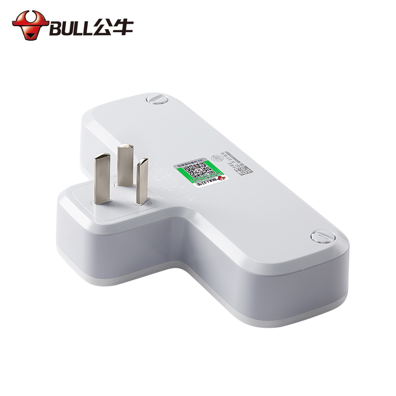 公牛(BULL)GN-9603 品字型一转三插座/转换插头/电源转换器 3位无开关无线转换插座
