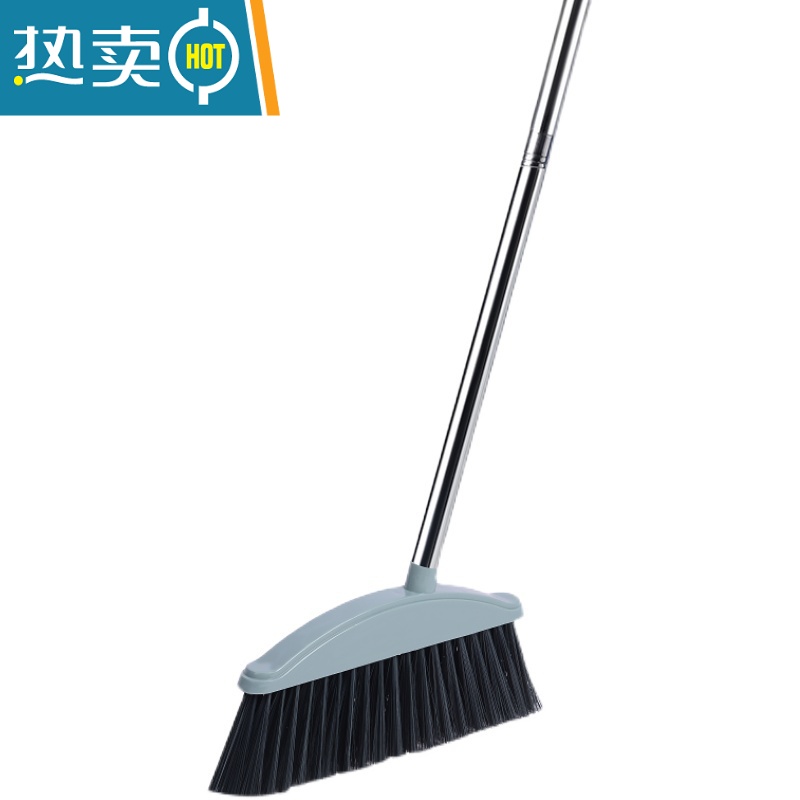 敬平九块九两把扫把簸箕套装组合垃圾铲地板家用单个扫帚不粘头发高清大图