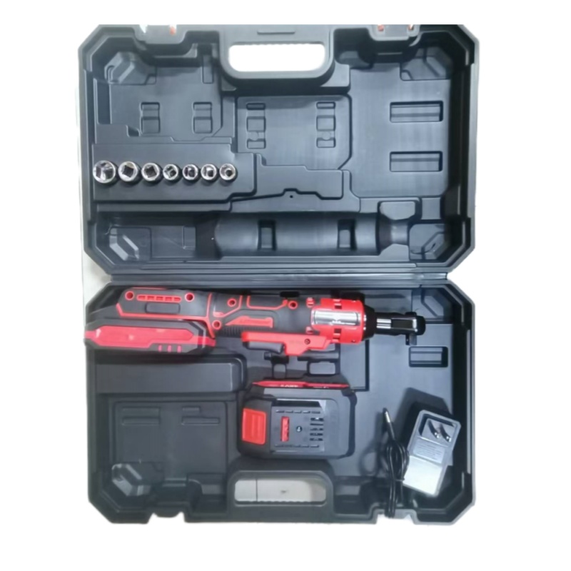 瀚图斯锂电冲击扳手弯角扳手 两电一充2.0AH 套高清大图