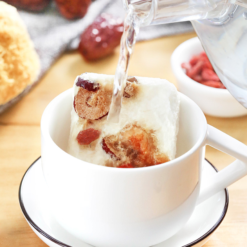 盛耳冻干桂圆红枣银耳羹90g15g6包速食新鲜免煮银耳羹汤冲泡即食白