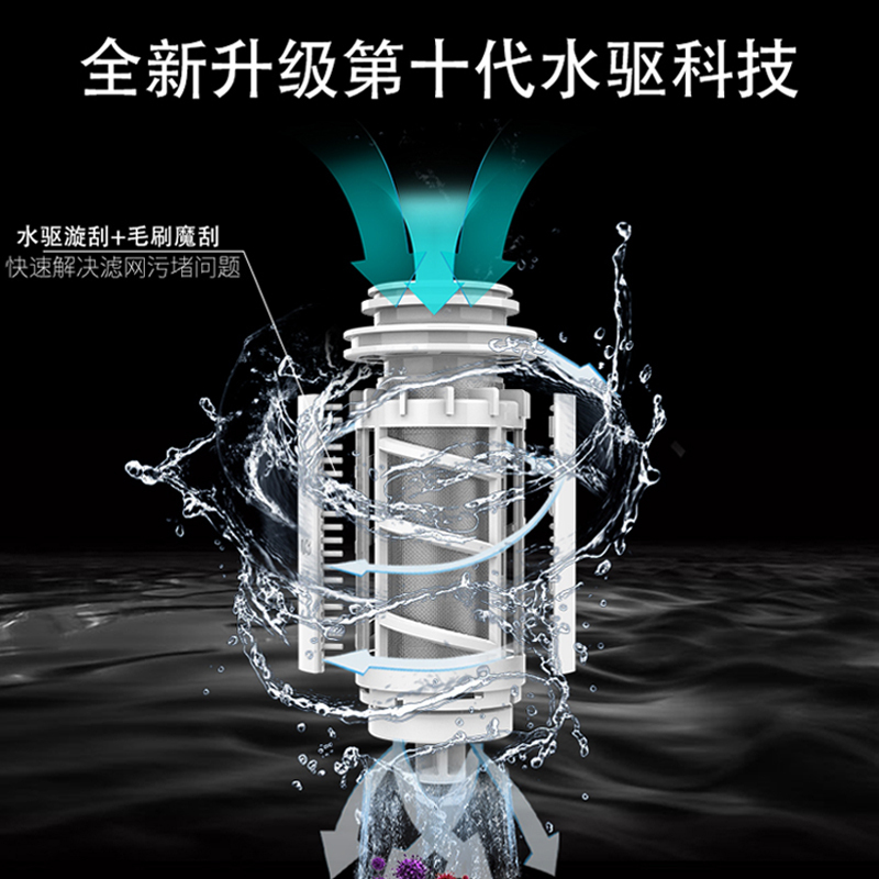 创维全自动7T/h大流量前置过滤器家用反冲洗自来水全屋中央净水器S8-G301(包含安装)