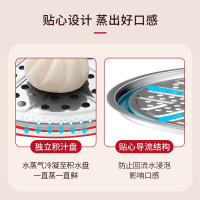 爱仕达 蒸锅 28CM复合底可视不锈钢双层蒸锅 明火电磁炉通用 带蒸笼蒸屉 QVL1528